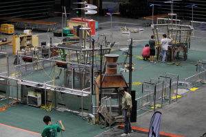 FIRST Robotics Competition Field Build Underway at EMS